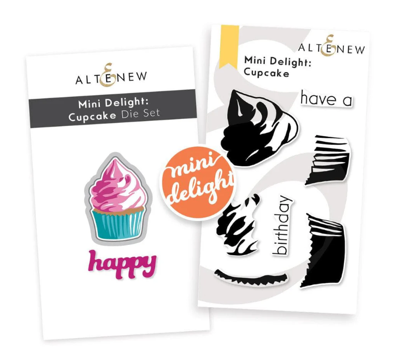 Altenew mini cupcake clear stamps